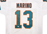 Miami Dolphins Dan Marino Autographed White Jersey JSA Stock #239851