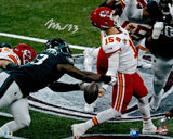 Milton Williams Autographed 16x20 Photo Philadelphia Eagles Super Bowl LIX Strip Sack Fumble vs. Patrick Mahomes Beckett BAS Witness Stock #239894