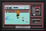 Mike Tyson Autographed Framed 11x14 Photo, Cartridge & Controller Collage Nintendo NES Punch-Out!! JSA & Beckett BAS QR Stock #268094