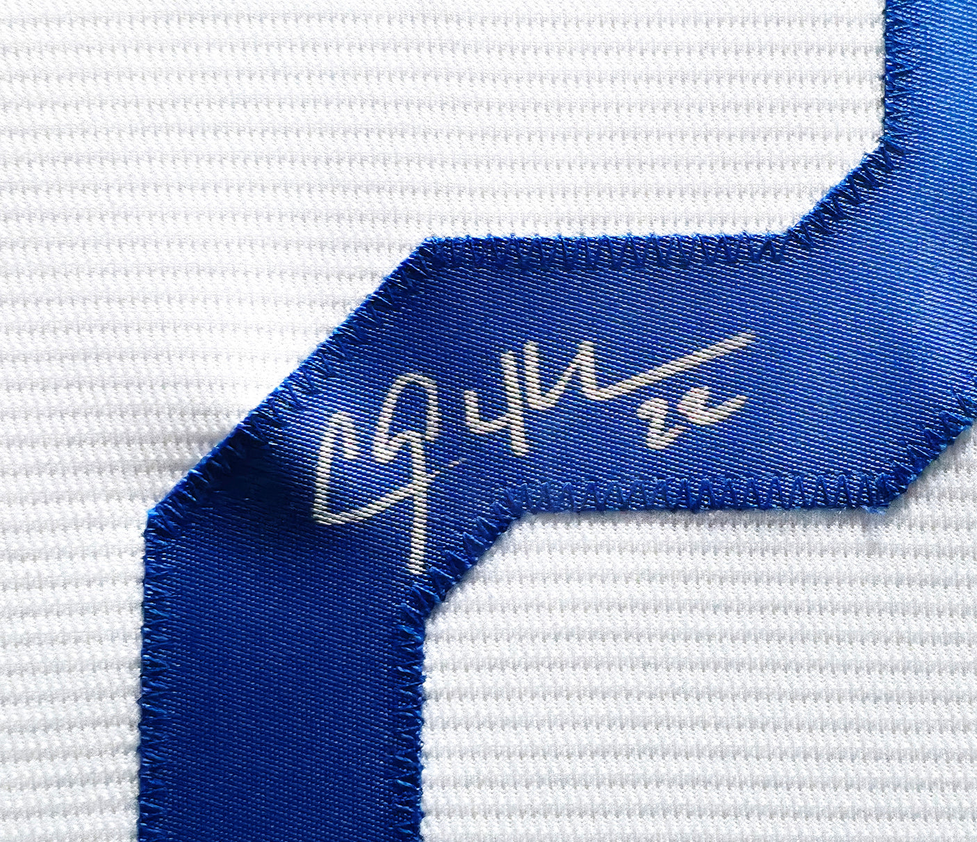 Los Angeles Dodgers Clayton Kershaw Autographed Framed White Nike Jersey JSA Stock #241400