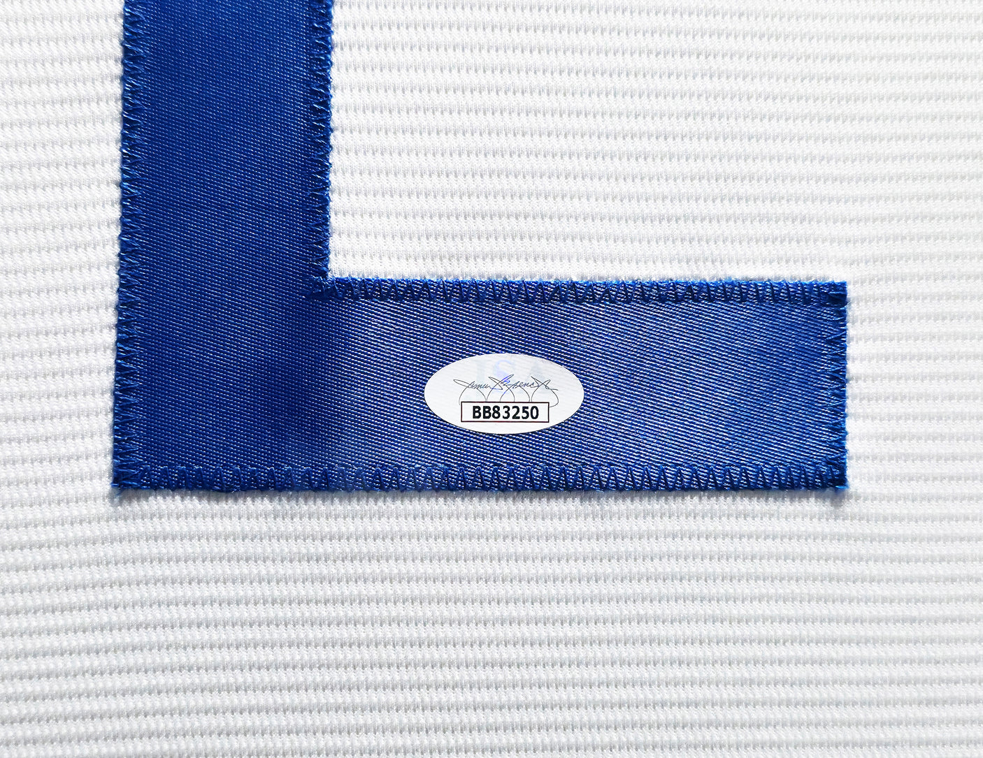 Los Angeles Dodgers Clayton Kershaw Autographed Framed White Nike Jersey JSA Stock #241400
