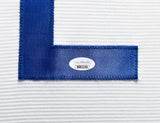 Los Angeles Dodgers Clayton Kershaw Autographed Framed White Nike Jersey JSA Stock #241400