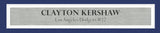 Los Angeles Dodgers Clayton Kershaw Autographed Framed White Nike Jersey JSA Stock #241400