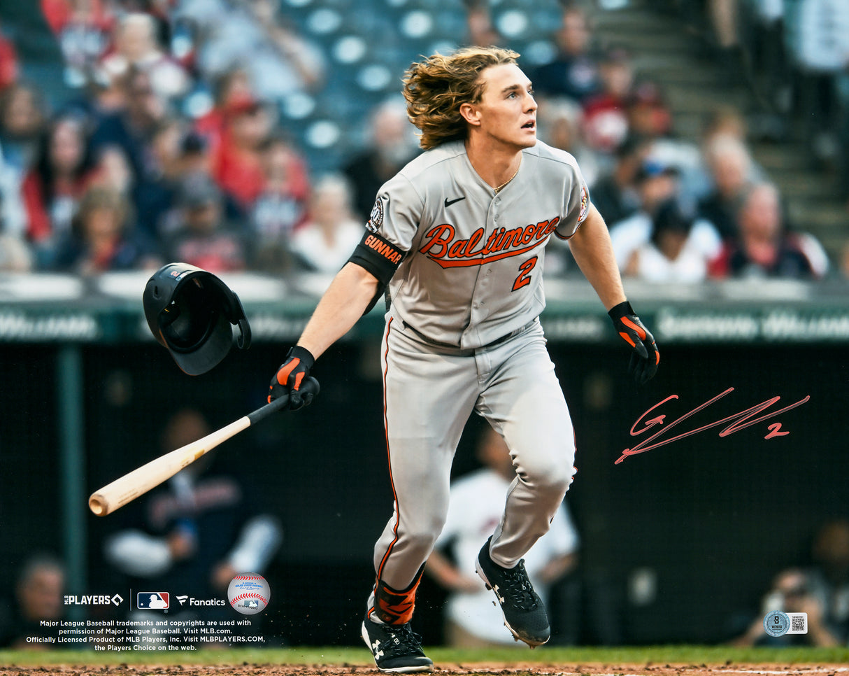 Gunnar Henderson Autographed Framed 16x20 Photo Baltimore Orioles Beckett BAS Witness Stock #241402