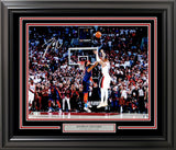 Damian Lillard Autographed Framed 16x20 Photo Portland Trail Blazers Playoff Buzzer Beater Winner Over Paul George Beckett BAS Witness Stock #241403