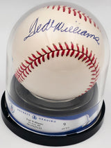 Ted Williams Autographed Official AL Baseball Boston Red Sox Auto Grade Mint 9 Beckett BAS #15939143