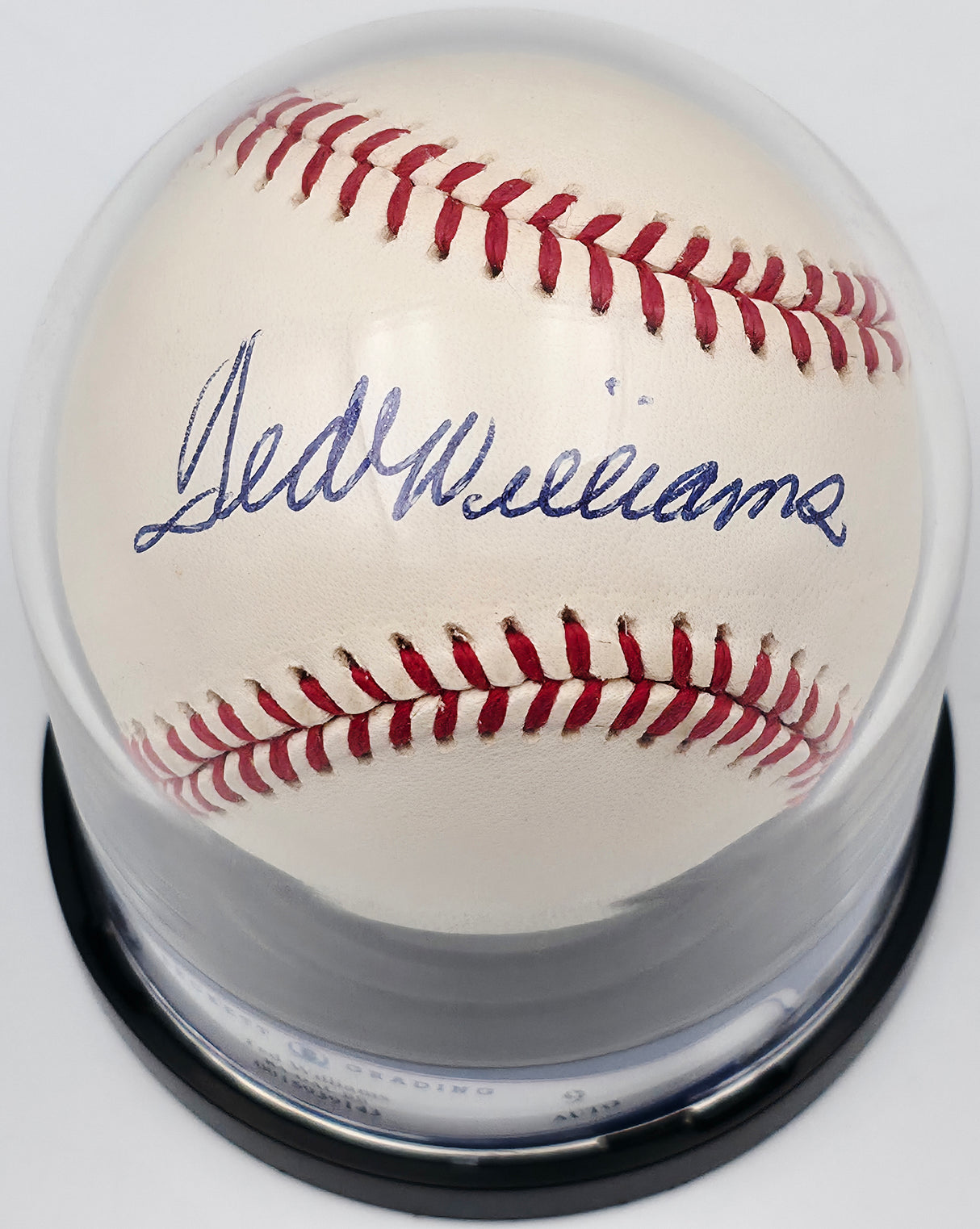 Ted Williams Autographed Official AL Baseball Boston Red Sox Auto Grade Mint 9 Beckett BAS #15939143