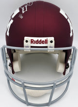 Johnny Manziel Autographed Texas A&M Aggies Maroon Red Full Size Replica Helmet "Johnny Football" #1/50 Panini Authentic Holo #PA29245