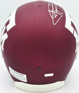Johnny Manziel Autographed Texas A&M Aggies Maroon Red Full Size Replica Helmet "Johnny Football" #1/50 Panini Authentic Holo #PA29245