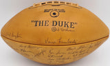 1961 Green Bay Packers NFL Champions Team Signed Autographed Official NFL Wilson "The Duke" Leather Football With 39 Signatures Including Vince Lombardi & Bart Starr Beckett BAS #AE20801