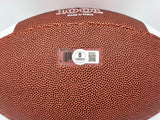 John David Crow & Johnny Manziel Autographed Official NCAA Wilson Leather Football Texas A&M Aggies "Heisman" Beckett BAS QR #BR84860