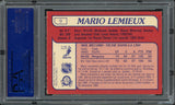 Mario Lemieux Autographed 1985 O-Pee-Chee Rookie Card #9 Pittsburgh Penguins PSA/DNA #40629758
