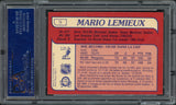 Mario Lemieux Autographed 1985 O-Pee-Chee Rookie Card #9 Pittsburgh Penguins PSA/DNA #16865698