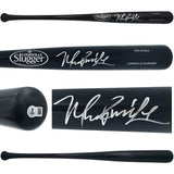 Manny Ramirez Autographed Black Louisville Slugger Pro Stock Baseball Bat Boston Red Sox Beckett BAS Witness Stock #241441