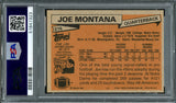 Joe Montana Autographed 1981 Topps Rookie Card #216 San Francisco 49ers PSA 6 Auto Grade Gem Mint 10 PSA/DNA #51847323