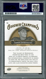 Jasson Dominguez Autographed 2020 Upper Deck Goodwin Champions Rookie Card #95 New York Yankees PSA/DNA #84908887