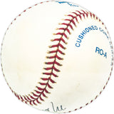 Matt Batts Autographed Official AL Baseball Boston Red Sox, Cincinnati Reds Beckett BAS QR #BM25862