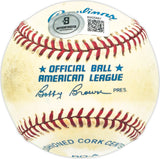 Ray Poole Autographed Official AL Baseball Philadelphia A's Beckett BAS QR #BM25867