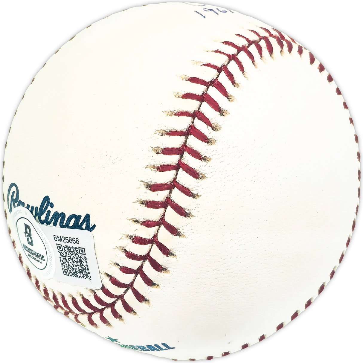 Ralph Houk Autographed Official MLB Baseball New York Yankees "1961 World Champs" Beckett BAS QR #BM25868