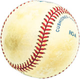 Curt Blefary Autographed Official AL Baseball Baltimore Orioles "1965 AL ROY" Beckett BAS QR #BM25892
