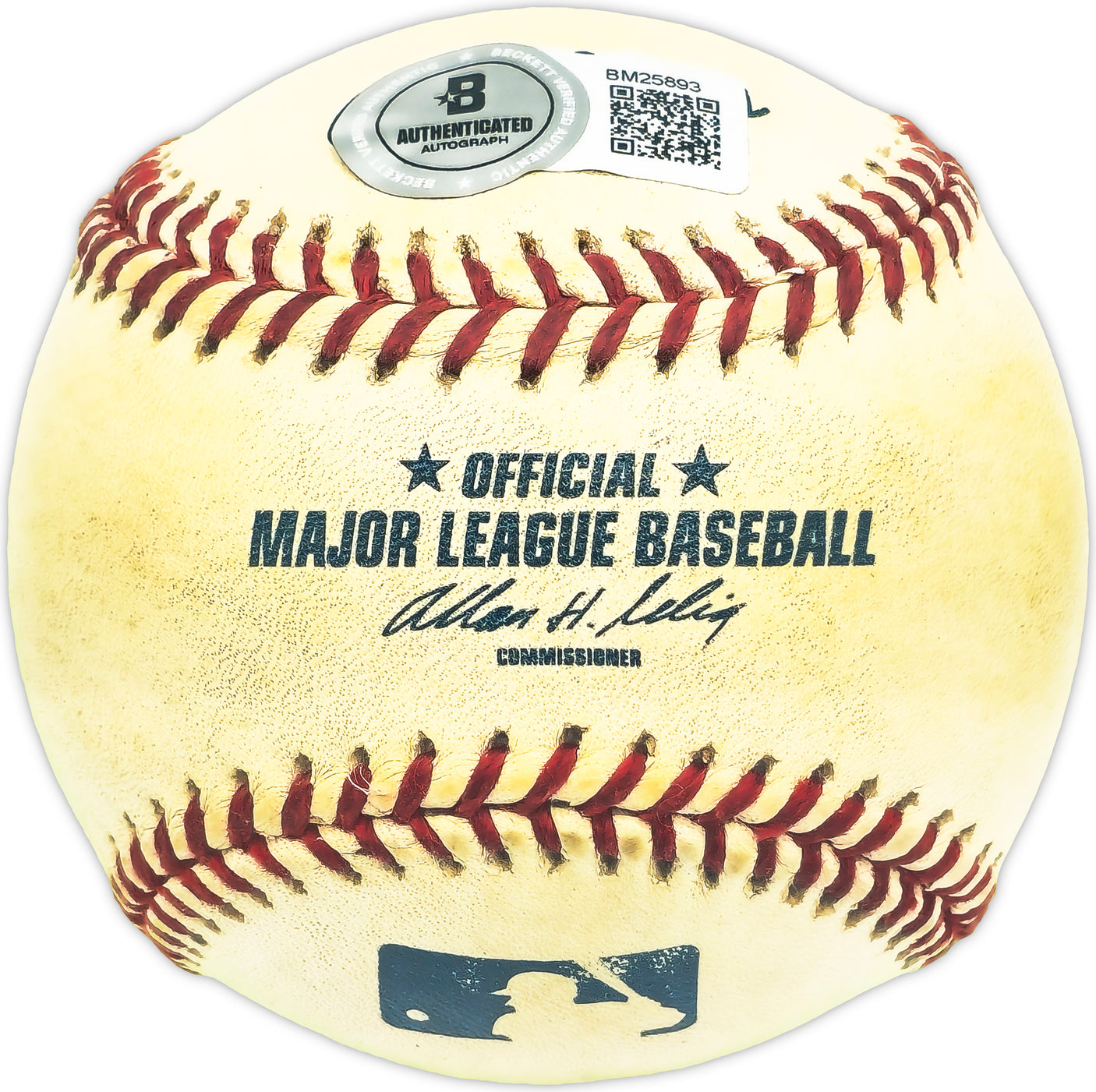 Jose Offerman Autographed Official MLB Baseball Los Angeles Dodgers Beckett BAS QR #BM25893