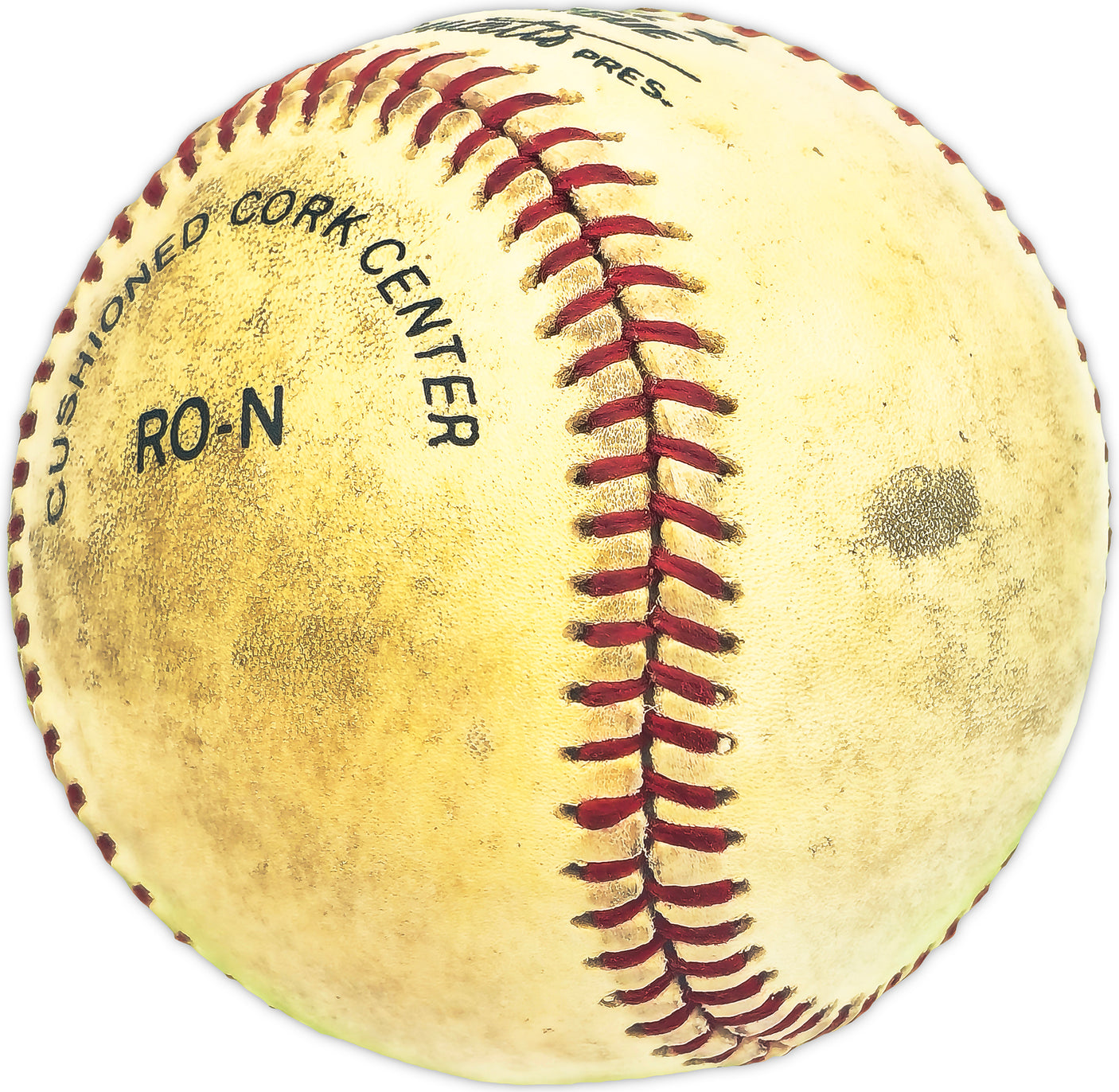 Charley Rabe Autographed Official NL Baseball Cincinnati Reds Beckett BAS QR #BM25902