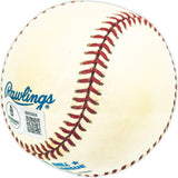 Walter Masterson Autographed Official AL Baseball Boston Red Sox, Detroit Tigers Beckett BAS QR #BM25908