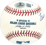 Edward Ed Butka Autographed Official MLB Baseball Washington Senators Beckett BAS QR #BM25914