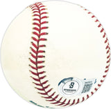 Edward Ed Butka Autographed Official MLB Baseball Washington Senators Beckett BAS QR #BM25914