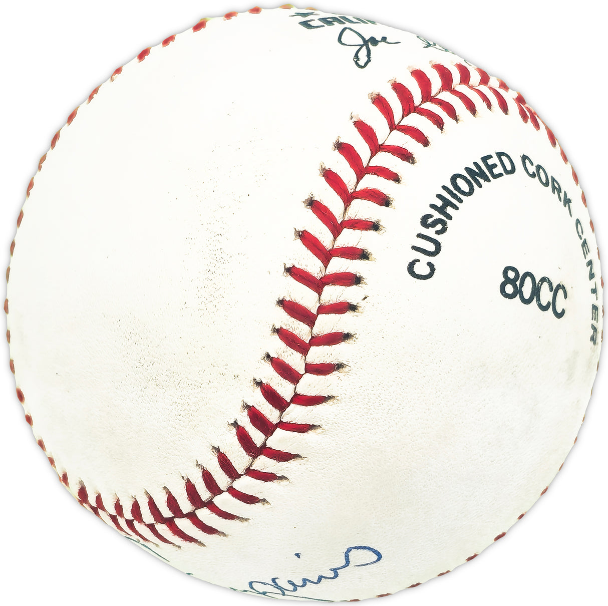 Jim Campanis Sr. Autographed Official NL Baseball Los Angeles Dodgers, Kansas City Royals Beckett BAS QR #BM25922