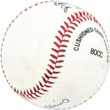 Jim Campanis Sr. Autographed Official NL Baseball Los Angeles Dodgers, Kansas City Royals Beckett BAS QR #BM25922