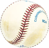 Ray Hayworth Autographed Official AL Baseball Detroit Tigers Beckett BAS QR #BM25923