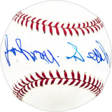 Johnny Seale Autographed Official MLB Baseball Detroit Tigers Beckett BAS QR #BM25958