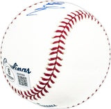 Johnny Seale Autographed Official MLB Baseball Detroit Tigers Beckett BAS QR #BM25958