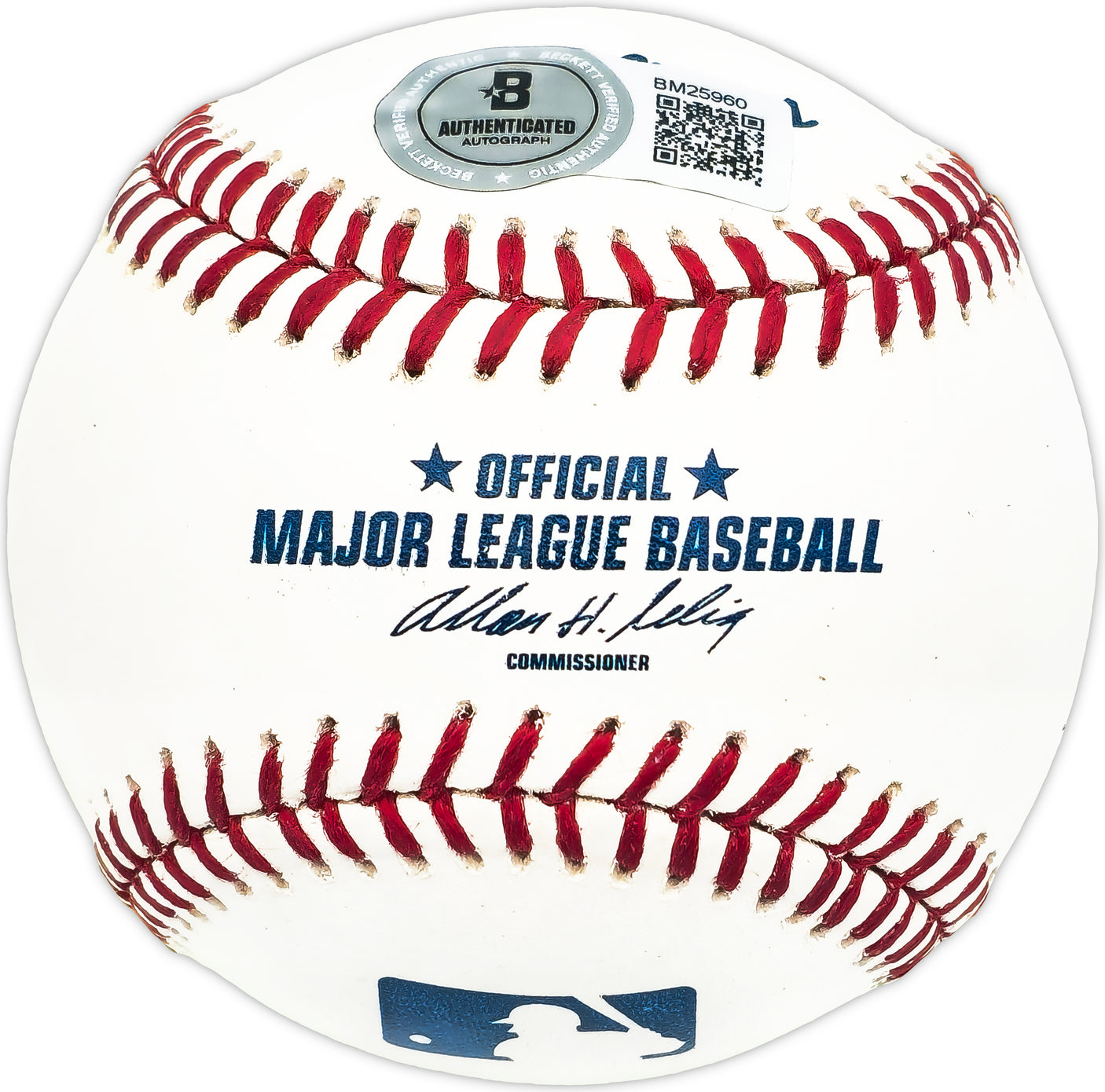 Moe Morhardt Autographed Official MLB Baseball Chicago Cubs Beckett BAS QR #BM25960