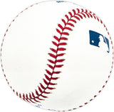 Jack Kubiszyn Autographed Official MLB Baseball Cleveland Indians "God Bless" Beckett BAS QR #BM25973