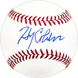 Hy Cohen Autographed Official MLB Baseball Chicago Cubs Beckett BAS QR #BM25984