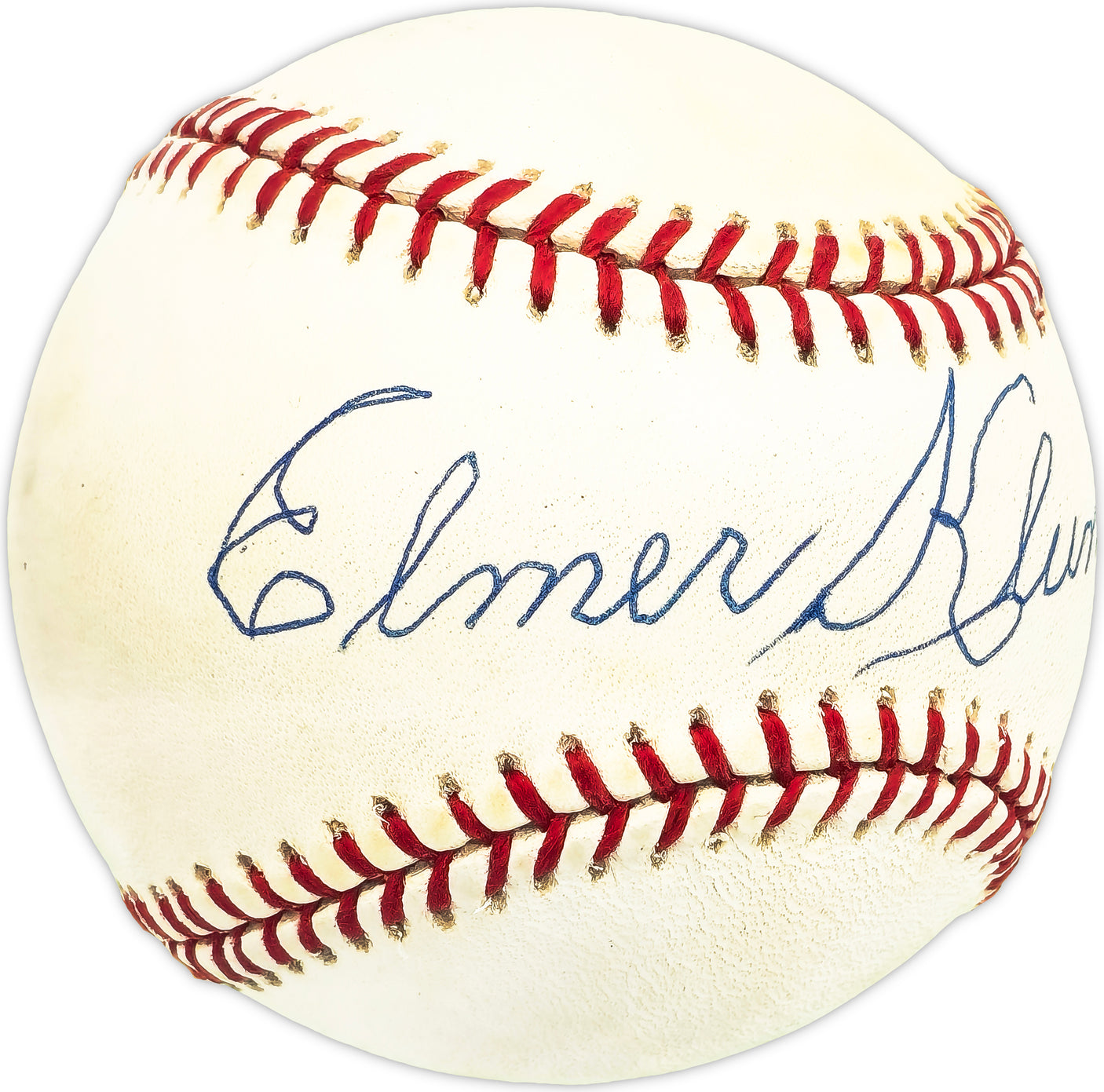 Elmer Klumpp Autographed Official NL Baseball Brooklyn Dodgers Beckett BAS QR #BM25990