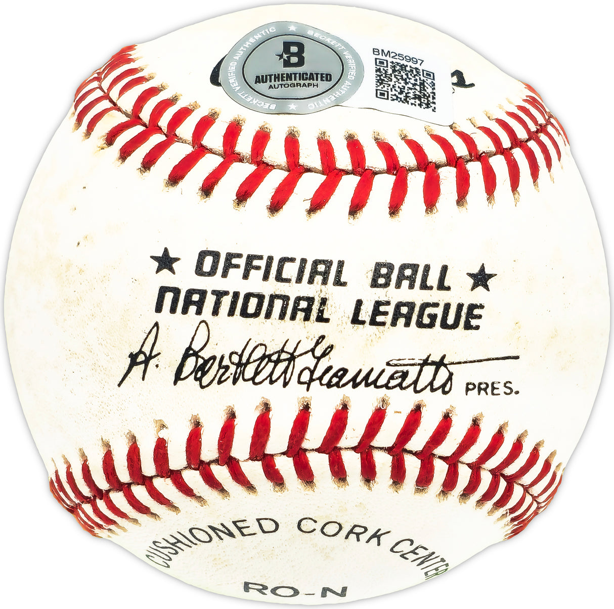 Joe Black Autographed Official NL Baseball Brooklyn Dodgers Beckett BAS QR #BM25997