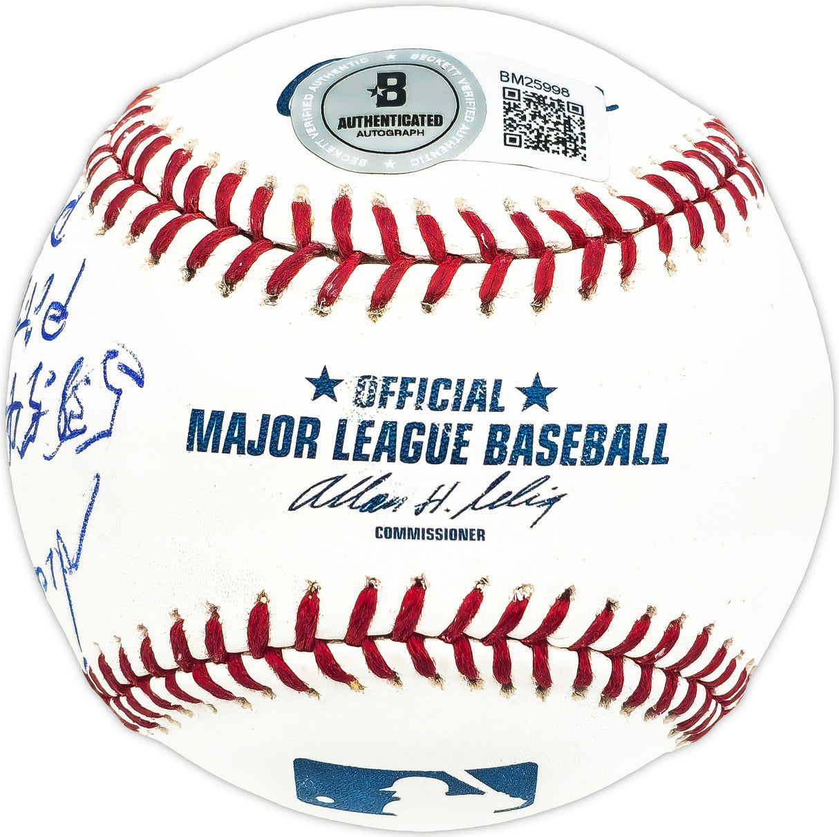 Nick Koback Autographed Official MLB Baseball Pittsburgh Pirates "53-54-55 Pirates" Beckett BAS QR #BM25998