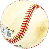 Brooks Lawrence Autographed Official NL Baseball St. Louis Cardinals, Cincinnati Reds Beckett BAS QR #BM26011