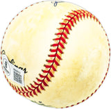 Jackie Collum Autographed Official NL Baseball Cincinnati Reds, St. Louis Cardinals Beckett BAS QR #BM26012
