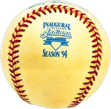 Duane Kuiper Autographed Official 1994 Indians Inaugural Season Logo AL Baseball Cleveland Indians Beckett BAS QR #BM17776