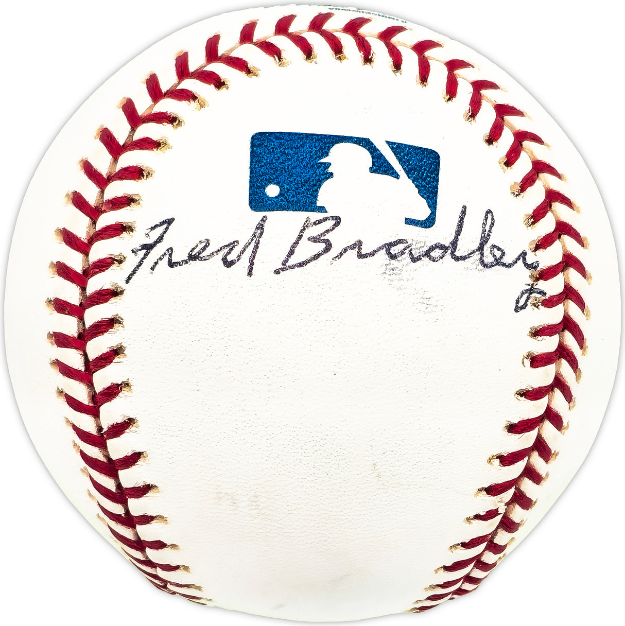 Fred Bradley Autographed Official MLB Baseball Chicago White Sox Beckett BAS QR #BM17779