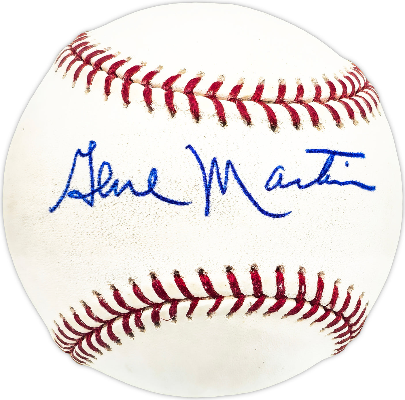 Gene Martin Autographed Official MLB Baseball Washington Senators Beckett BAS QR #BM17780