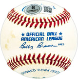 Raul Sanchez Autographed Official AL Baseball Reds, Senators Beckett BAS QR #BM17782