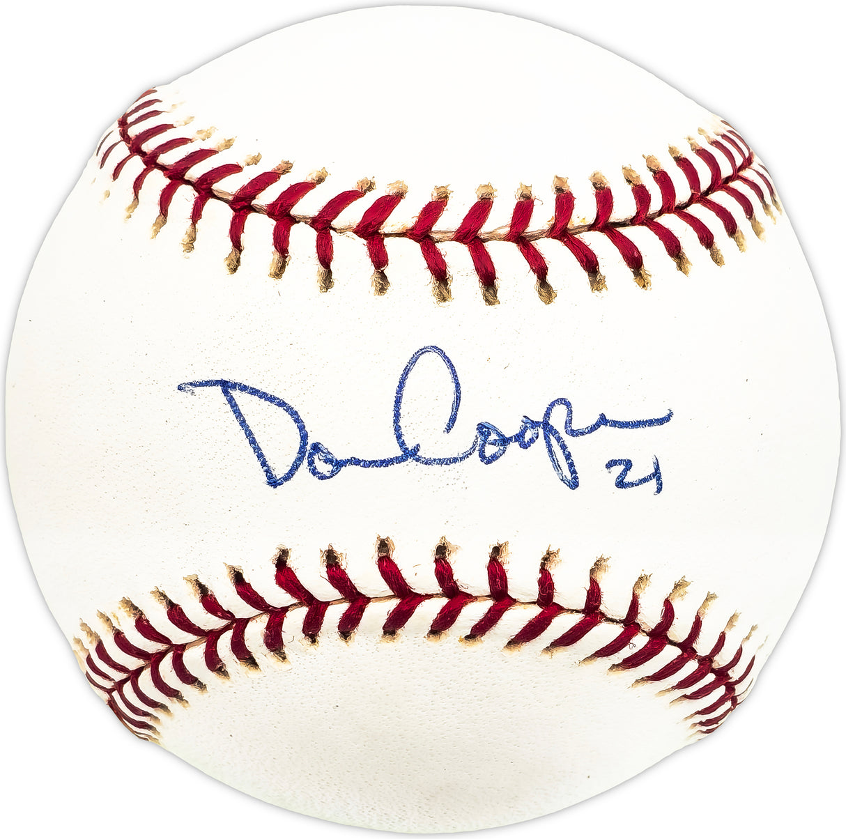 Don Cooper Autographed Official MLB Baseball Chicago White Sox Beckett BAS QR #BM17786