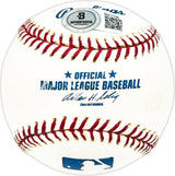 John Denny Autographed Official MLB Baseball Philadelphia Phillies Beckett BAS QR #BM17788