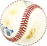 Kenny Rogers Autographed Official AL Baseball Texas Rangers, New York Yankees Beckett BAS QR #BM17789