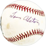 Tom Alston Autographed Official NL Baseball St. Louis Cardinals Beckett BAS QR #BM17790